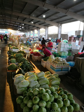 蔬菜批发市场照片_1